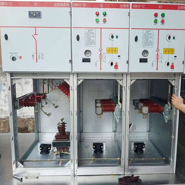 10kv高壓環(huán)網(wǎng)柜 xgn15-12六氟化硫高壓開關(guān)成套設(shè)備中置式開關(guān)柜 - 愛
